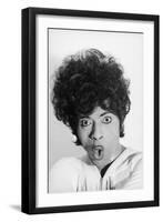 Singer and Musician Little Richard Posing in Mod Fringed Shirt, 1971-Ralph Morse-Framed Photographic Print