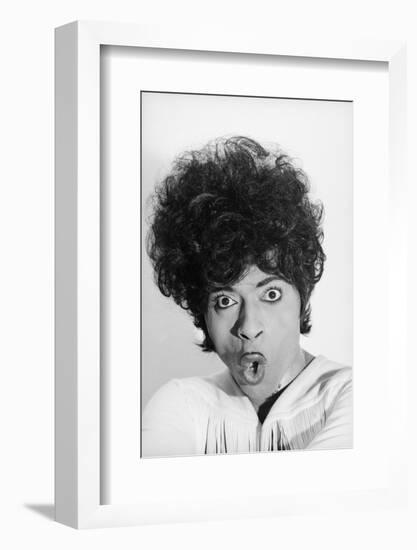 Singer and Musician Little Richard Posing in Mod Fringed Shirt, 1971-Ralph Morse-Framed Photographic Print