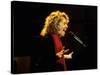 Singer and Songwriter Carole King Performing-Marion Curtis-Stretched Canvas