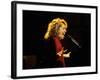 Singer and Songwriter Carole King Performing-Marion Curtis-Framed Premium Photographic Print