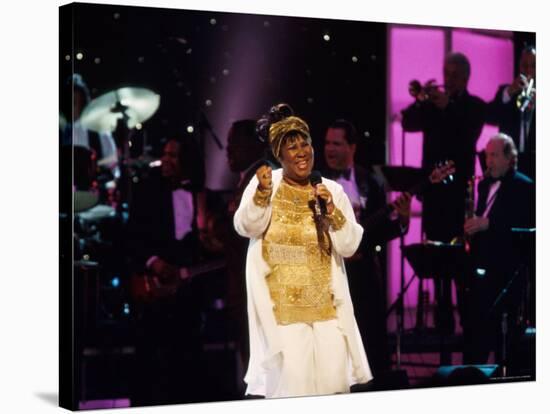 Singer Aretha Franklin Performing at Vh1 Divas Live-Marion Curtis-Stretched Canvas