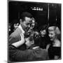 Singer Billy Eckstine Getting a Hug From an Adoring Female After His Show at Bop City-Martha Holmes-Mounted Photographic Print