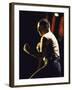 Singer Bono of Rock Group U2 Performing-Marion Curtis-Framed Premium Photographic Print