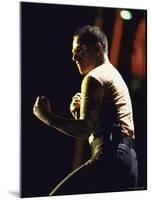 Singer Bono of Rock Group U2 Performing-Marion Curtis-Mounted Premium Photographic Print