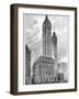 Singer Building, 1911-Moses King-Framed Photo