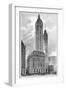 Singer Building, 1911-Moses King-Framed Art Print