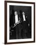 Singer Cab Calloway Standing on Stage with Composer W. C. Handy-Hansel Mieth-Framed Premium Photographic Print