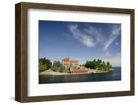 Singer Castle, 'American Narrows', St. Lawrence Seaway, Thousand Islands, New York, USA-Cindy Miller Hopkins-Framed Photographic Print