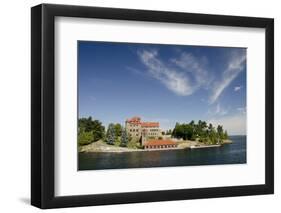 Singer Castle, 'American Narrows', St. Lawrence Seaway, Thousand Islands, New York, USA-Cindy Miller Hopkins-Framed Photographic Print