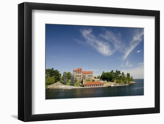 Singer Castle, 'American Narrows', St. Lawrence Seaway, Thousand Islands, New York, USA-Cindy Miller Hopkins-Framed Photographic Print