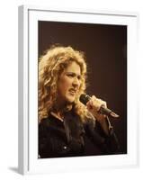 Singer Celine Dion Performing-Dave Allocca-Framed Premium Photographic Print