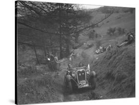 Singer competing in the MG Car Club Abingdon Trial/Rally, 1939-Bill Brunell-Stretched Canvas