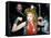 Singer Cyndi Lauper Flexing Her Muscles-Ann Clifford-Framed Stretched Canvas