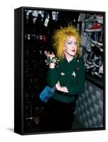 Singer Cyndi Lauper-David Mcgough-Framed Stretched Canvas