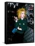 Singer Cyndi Lauper-David Mcgough-Framed Stretched Canvas