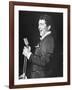 Singer Dean Martin Performing at the Sands Hotel-Allan Grant-Framed Premium Photographic Print