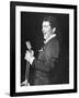 Singer Dean Martin Performing at the Sands Hotel-Allan Grant-Framed Premium Photographic Print