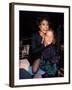 Singer Eartha Kitt and Actor Woody Harrelson-null-Framed Photographic Print