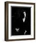 Singer Edith Piaf Singing on Stage-Gjon Mili-Framed Photographic Print