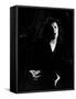 Singer Edith Piaf Singing on Stage-Gjon Mili-Framed Stretched Canvas