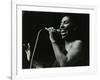 Singer Elaine Delmar Performing at Berkhamsted Civic Centre, Hertfordshire, 1986-Denis Williams-Framed Photographic Print