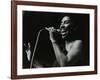 Singer Elaine Delmar Performing at Berkhamsted Civic Centre, Hertfordshire, 1986-Denis Williams-Framed Photographic Print