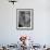 Singer Ezio Pinza, at Home with His Son, Singing and Shaving in the Bathroom-Nina Leen-Framed Premium Photographic Print displayed on a wall