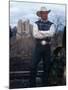 Singer Garth Brooks in Central Park-Dave Allocca-Mounted Premium Photographic Print