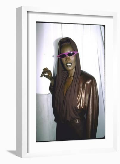 Singer Grace Jones-Ann Clifford-Framed Photographic Print