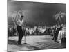 Singer Harry Belafonte Performing at the Coconut Grove Nightclub-Ralph Crane-Mounted Premium Photographic Print