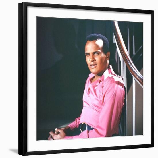 Singer Harry Belafonte-Allan Grant-Framed Premium Photographic Print