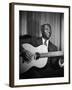 Singer Huddie Ledbetter known as Leadbelly-Bernard Hoffman-Framed Premium Photographic Print