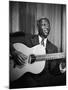 Singer Huddie Ledbetter known as Leadbelly-Bernard Hoffman-Mounted Premium Photographic Print