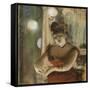 Singer in a Cafe-Edgar Degas-Framed Stretched Canvas