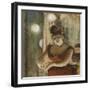 Singer in a Cafe-Edgar Degas-Framed Giclee Print