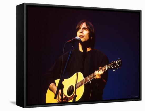 Singer Jackson Browne Performing-Dave Allocca-Framed Stretched Canvas