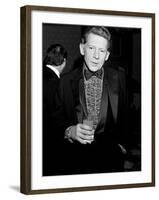 Singer Jerry Lee Lewis-David Mcgough-Framed Premium Photographic Print