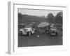 Singer Le Mans and MG J2 at the MG Car Club Rushmere Hillclimb, Shropshire, 1935-Bill Brunell-Framed Photographic Print