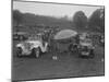 Singer Le Mans and MG J2 at the MG Car Club Rushmere Hillclimb, Shropshire, 1935-Bill Brunell-Mounted Photographic Print