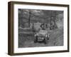 Singer Le Mans competing in the MG Car Club Abingdon Trial/Rally, 1939-Bill Brunell-Framed Photographic Print