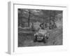Singer Le Mans competing in the MG Car Club Abingdon Trial/Rally, 1939-Bill Brunell-Framed Photographic Print