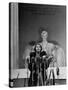 Singer Marian Anderson Giving an Easter Concert at the Lincoln Memorial-Thomas D^ Mcavoy-Stretched Canvas