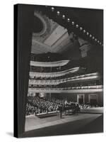 Singer Marian Anderson Performing for an Audience at Carnegie Hall-Gjon Mili-Stretched Canvas