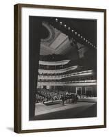 Singer Marian Anderson Performing for an Audience at Carnegie Hall-Gjon Mili-Framed Premium Photographic Print