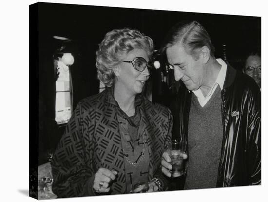 Singer Marian Montgomery and Drummer Jack Parnell, London, 1984-Denis Williams-Stretched Canvas