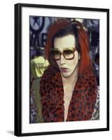 Singer Marilyn Manson at Mtv Video Music Awards-Mirek Towski-Framed Premium Photographic Print