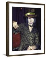 Singer Marilyn Manson-Dave Allocca-Framed Premium Photographic Print