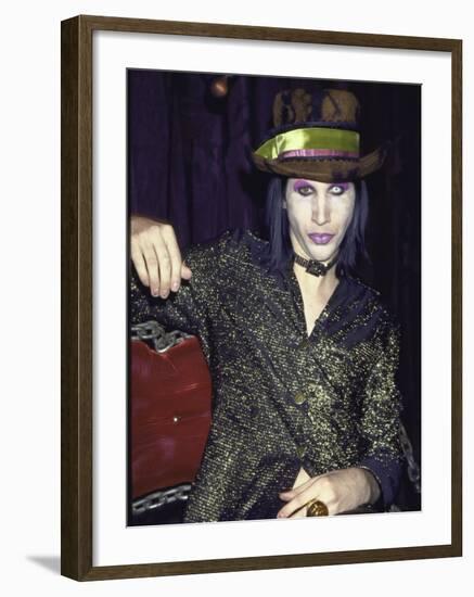 Singer Marilyn Manson-Dave Allocca-Framed Premium Photographic Print