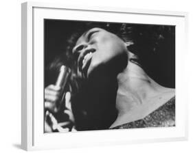 Singer Martha Reeves of Music Group Martha and the Vandellas-John Loengard-Framed Premium Photographic Print