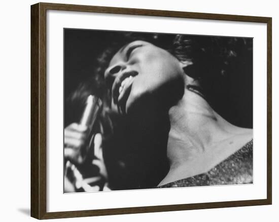 Singer Martha Reeves of Music Group Martha and the Vandellas-John Loengard-Framed Premium Photographic Print